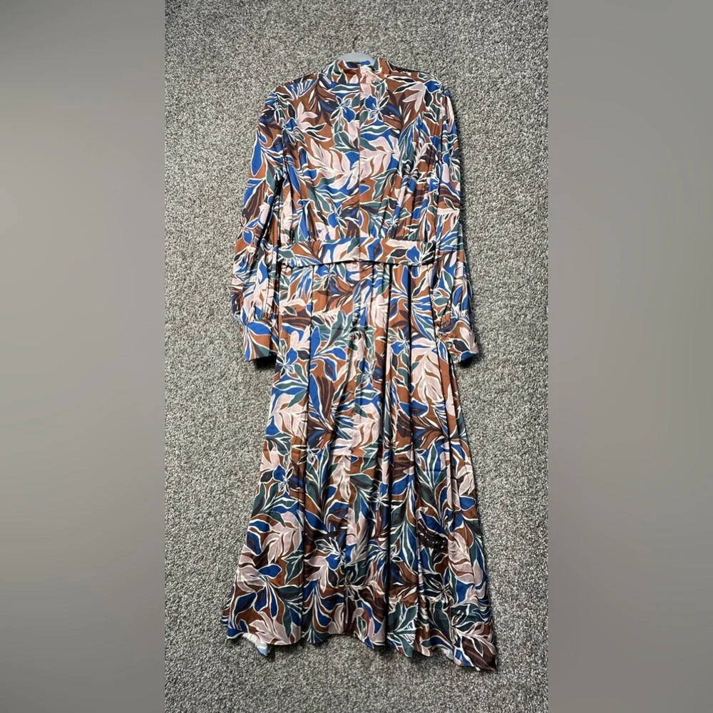 NWT Alexia Admore Safiya Long Sleeve Belted Fit & Flare Dress Size 14 - Picture 5 of 7